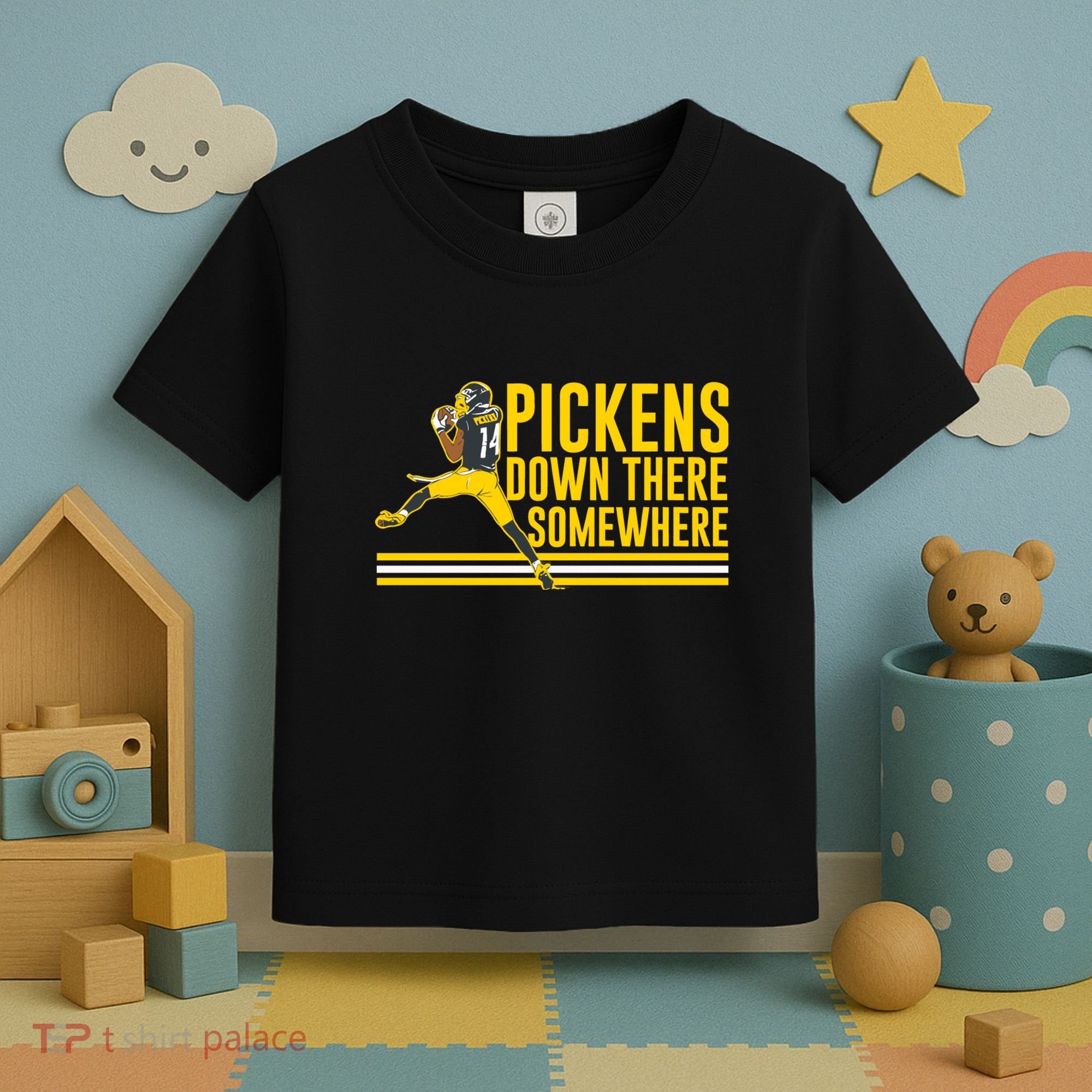 Pickens Down There Somewhere George Pickens Football Lover Toddler T-Shirt