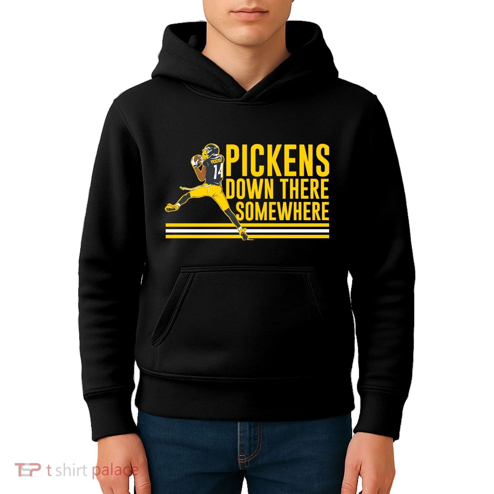 Pickens Down There Somewhere George Pickens Football Lover Kids Hoodie