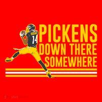 Pickens Down There Somewhere George Pickens Football Lover Santa Hat thumb 1