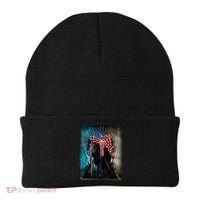 President Donald Trump Sitting On United States Throne Meaningful Gift Beanie thumb 0