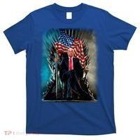 President Donald Trump Sitting On United States Throne Meaningful Gift T-Shirt thumb 0