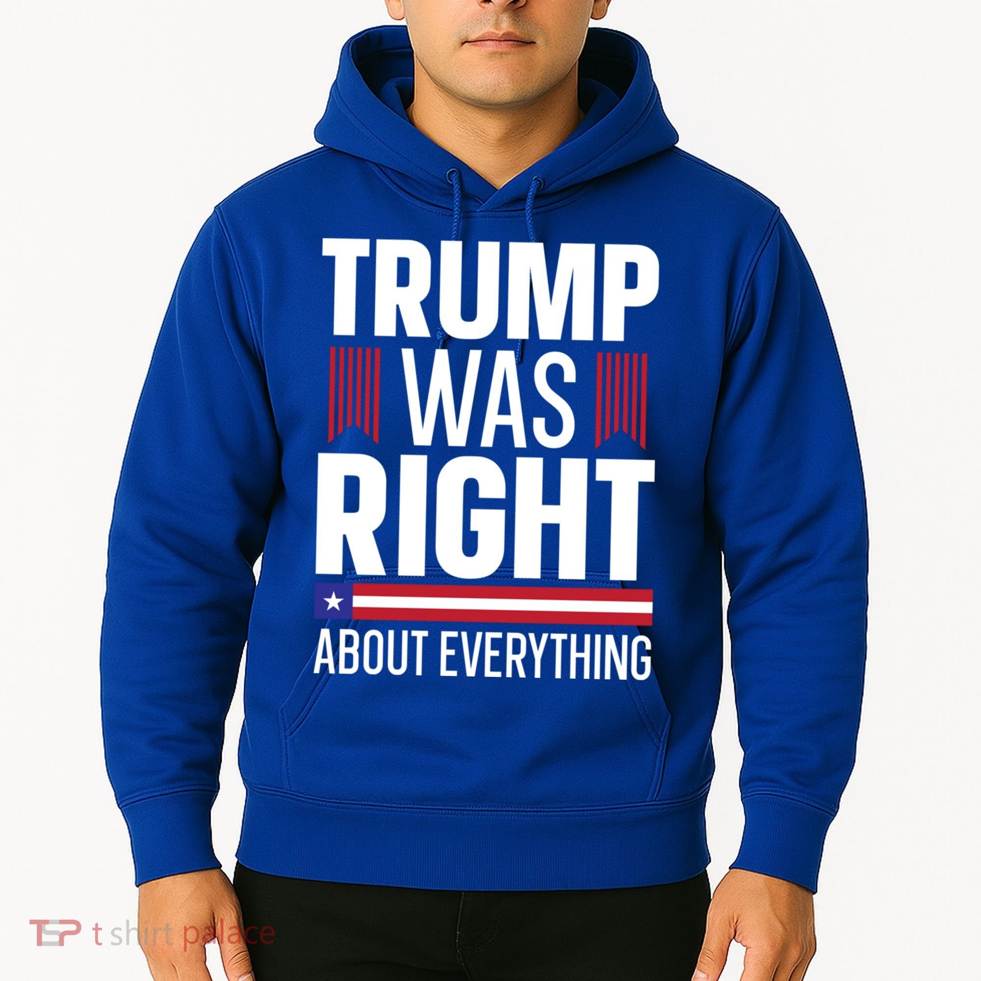 Pro Donald Trump Gift Trump Was Right About Everything Meaningful Gift Hoodie