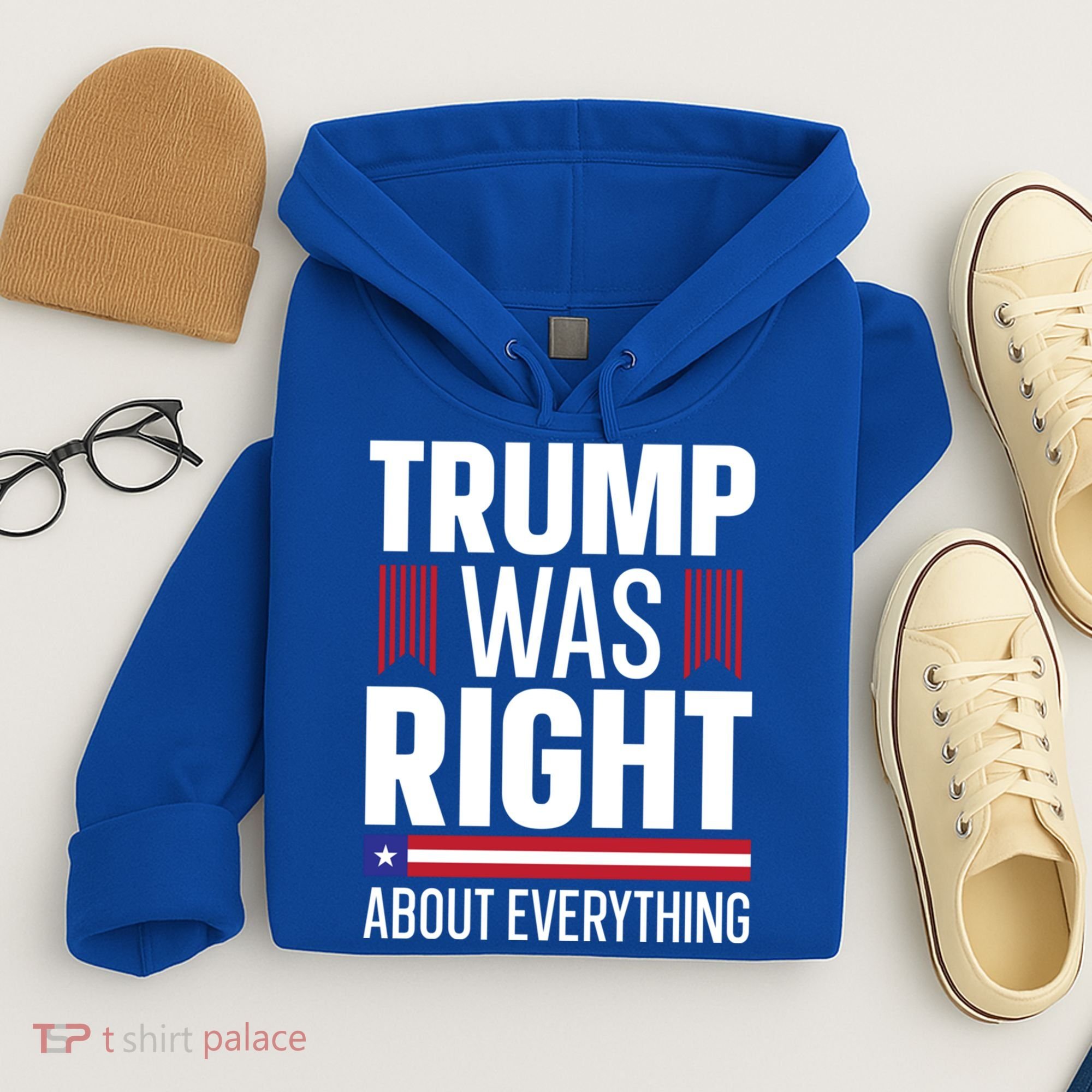 Pro Donald Trump Gift Trump Was Right About Everything Meaningful Gift Hoodie
