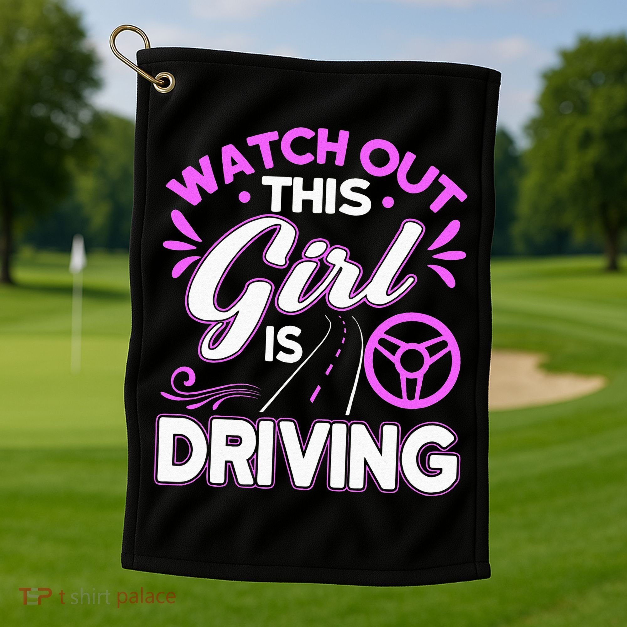 Passed Drivers Test New Driving License Congratulations Teen Golf Towel