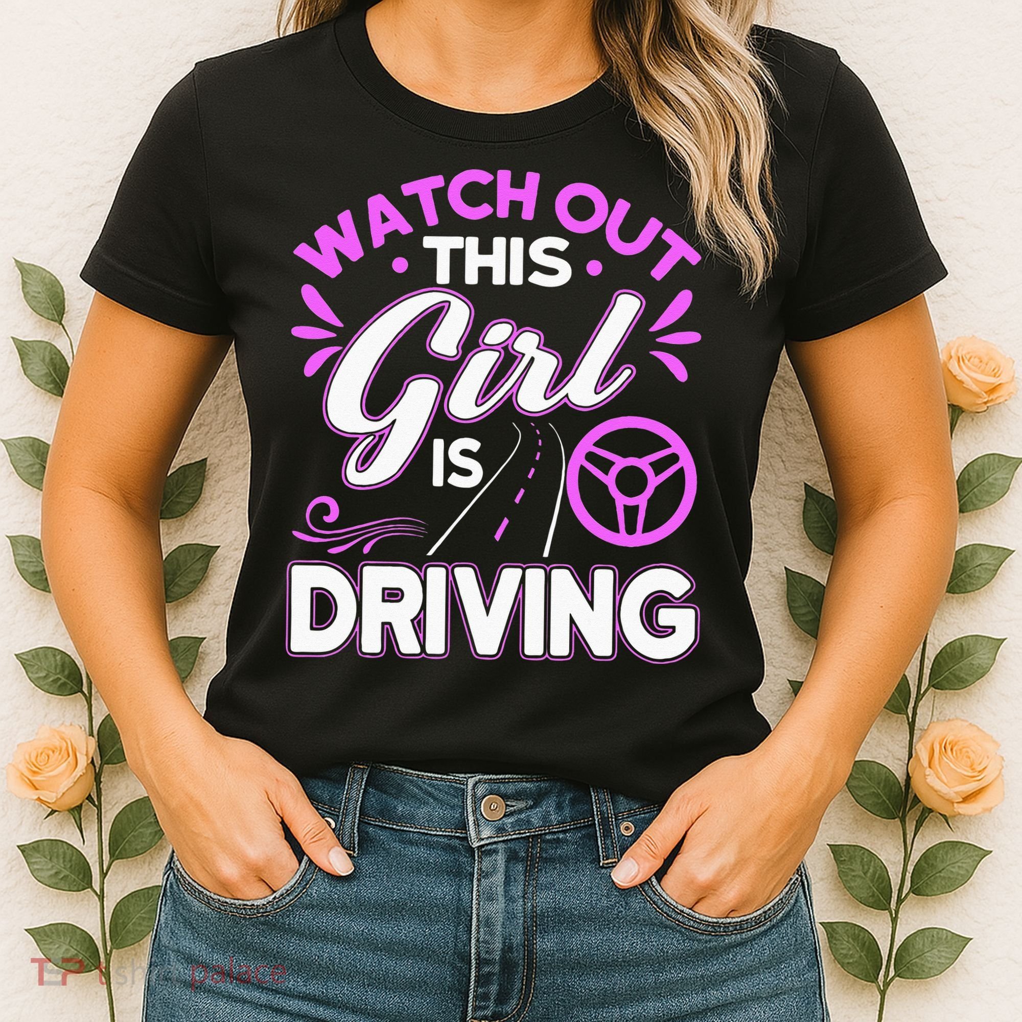Passed Drivers Test New Driving License Congratulations Teen Women's T-Shirt