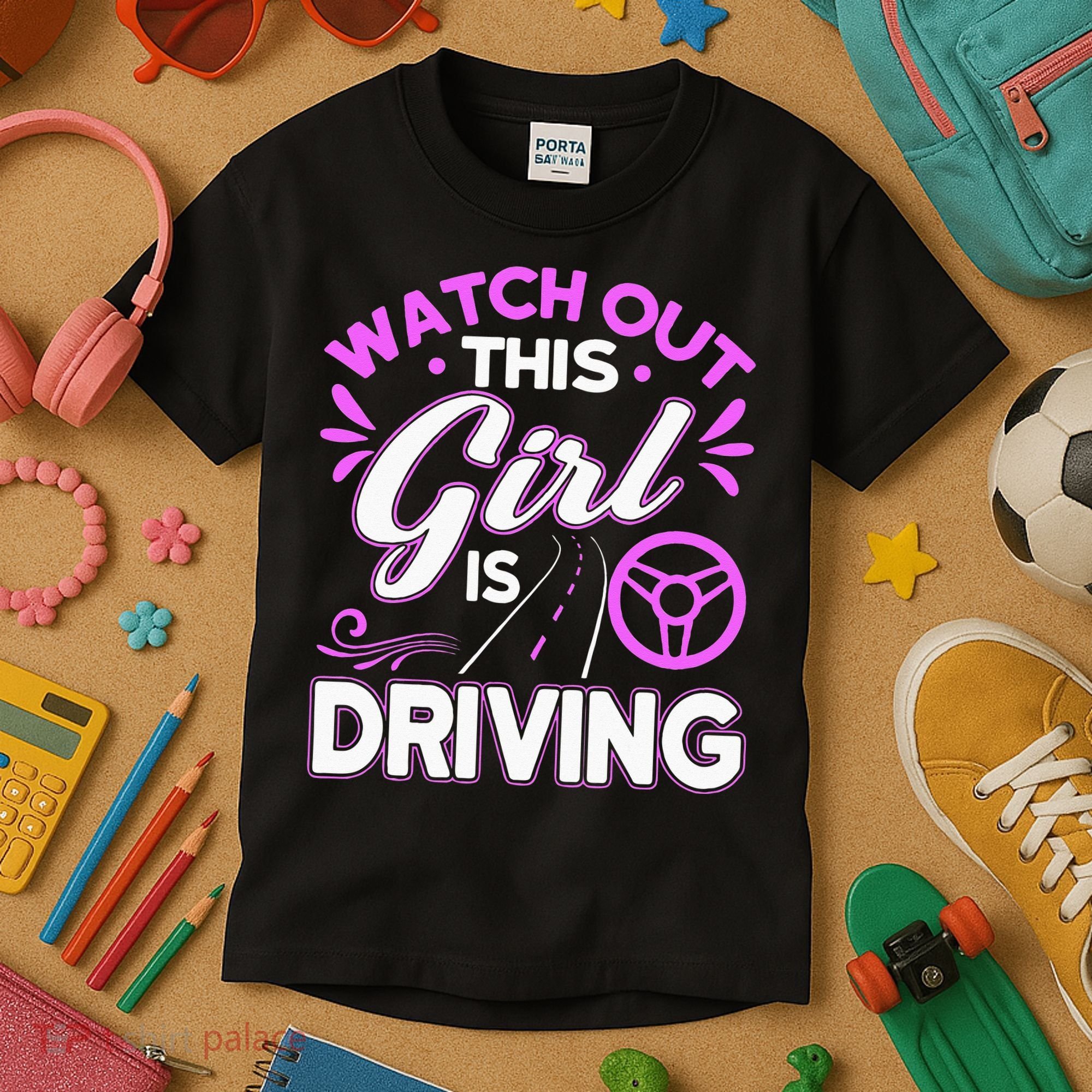 Passed Drivers Test New Driving License Congratulations Teen Kids T-Shirt