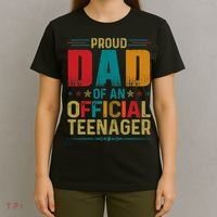 Proud Dad Teenager Funny Bday Party 13 Year Old T-Shirt thumb 4