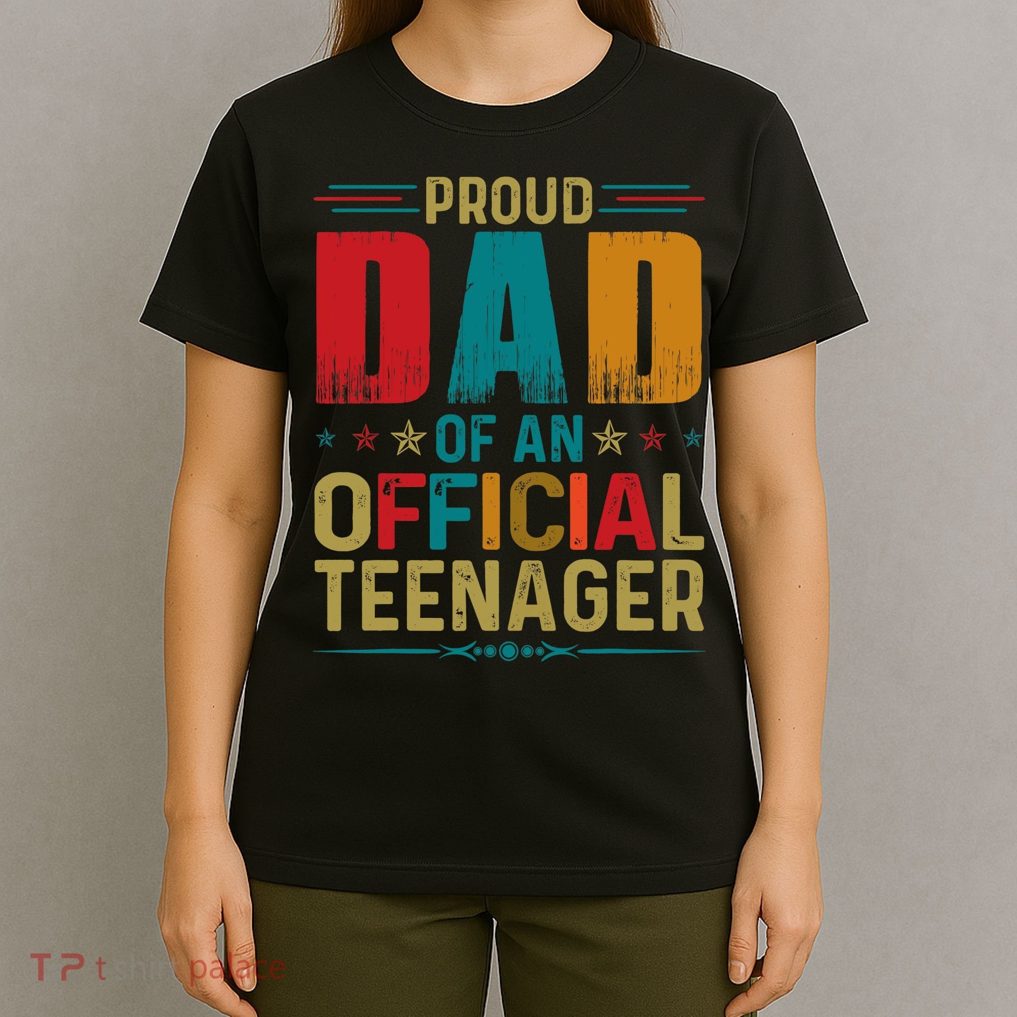 Proud Dad Teenager Funny Bday Party 13 Year Old T-Shirt