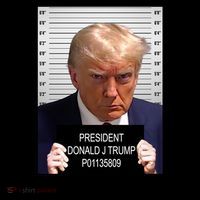 President Donald Trump Mugshot Never Surrender Coffee Mug thumb 5