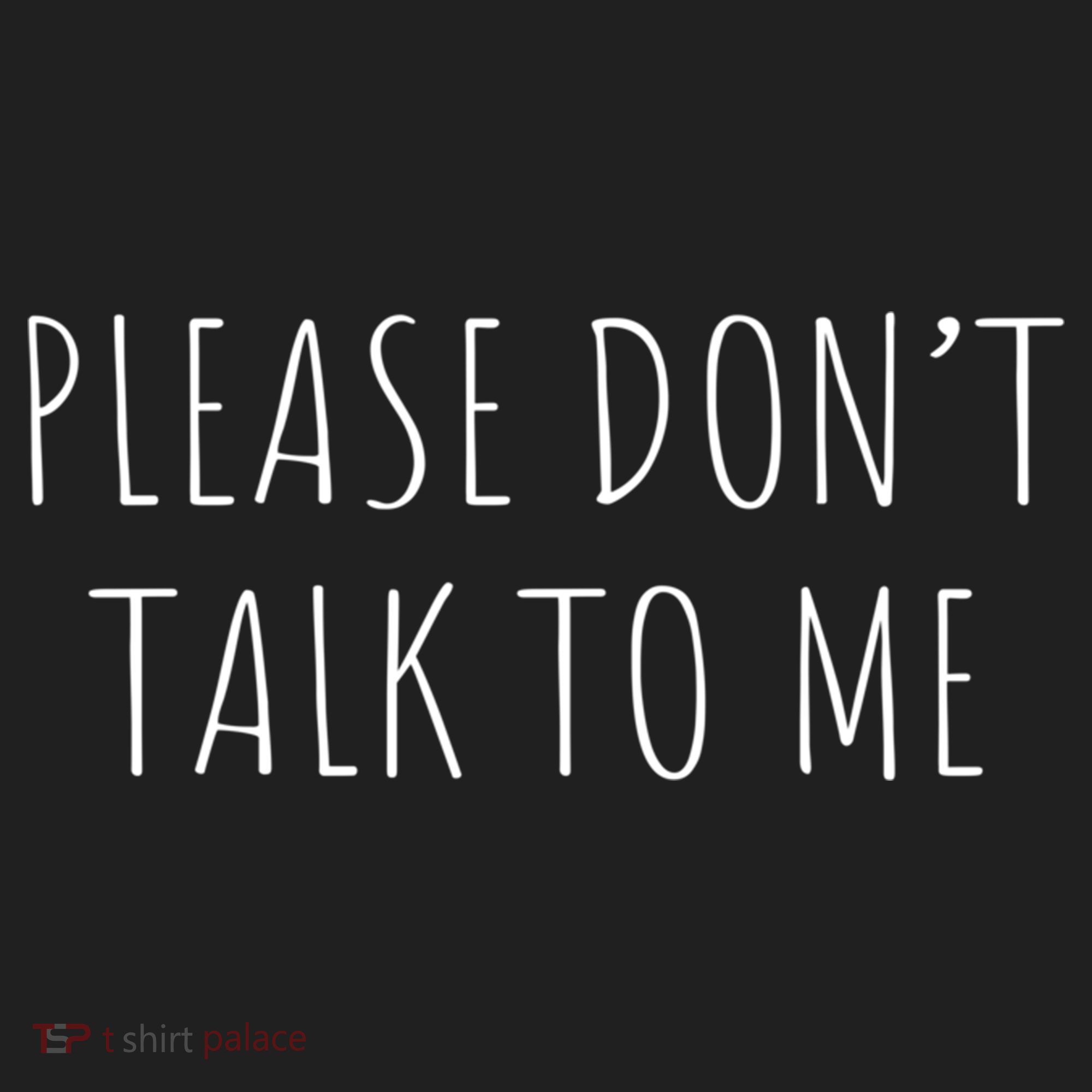 Please Don't Talk To Me Cool Gift Beanie