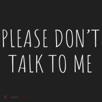 Please Don't Talk To Me Cool Gift Golf Towel thumb 3