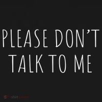 Please Don't Talk To Me Cool Gift Kids Long Sleeve Shirt thumb 2