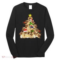 Pug Dogs Tree Christmas Sweater Xmas Pet Animal Dog Gifts Long Sleeve Shirt thumb 0