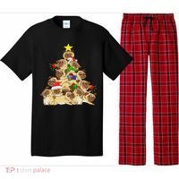 Pug Dogs Tree Christmas Sweater Xmas Pet Animal Dog Gifts Pajama Set thumb 0