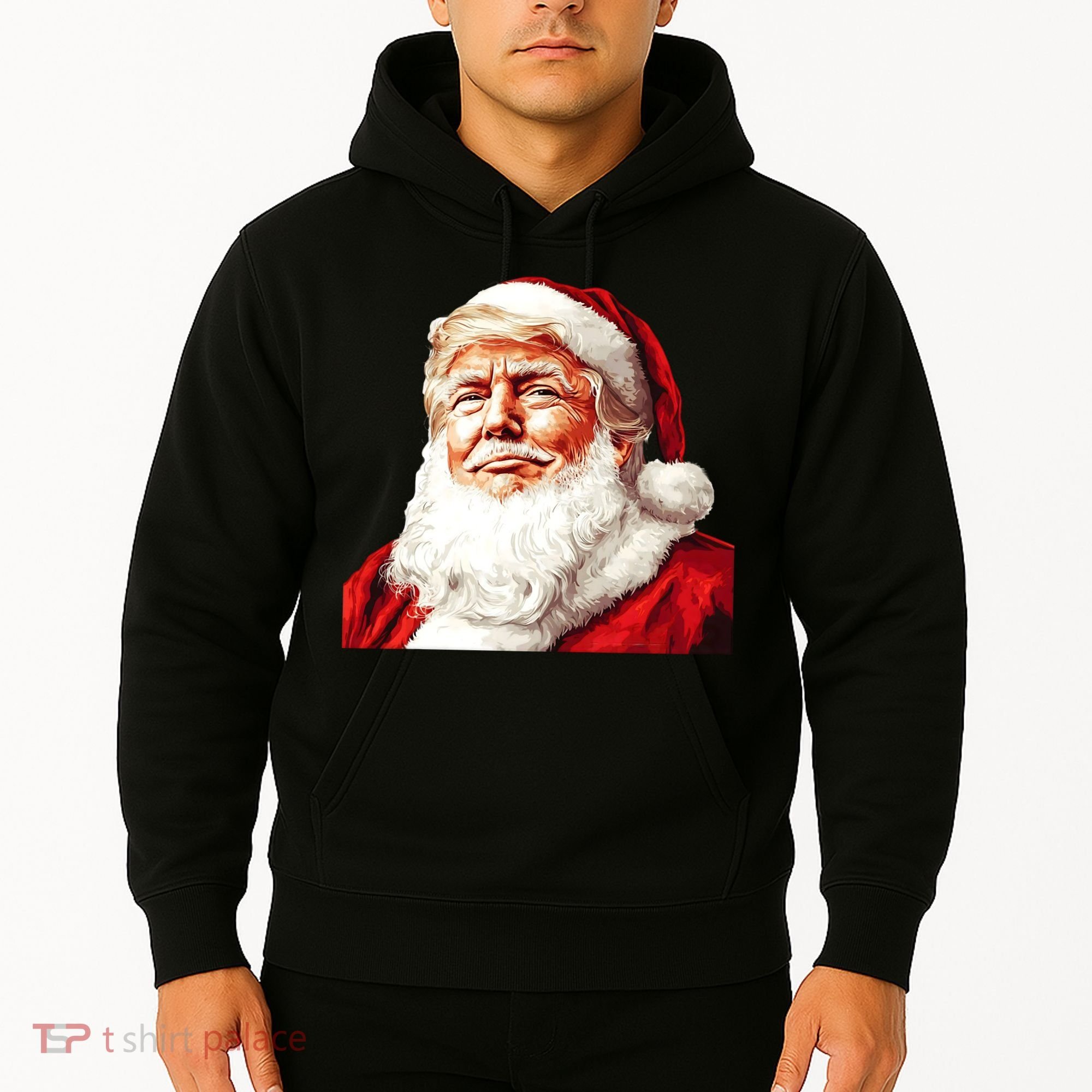 President Donald Trump Santa Claus Hoodie