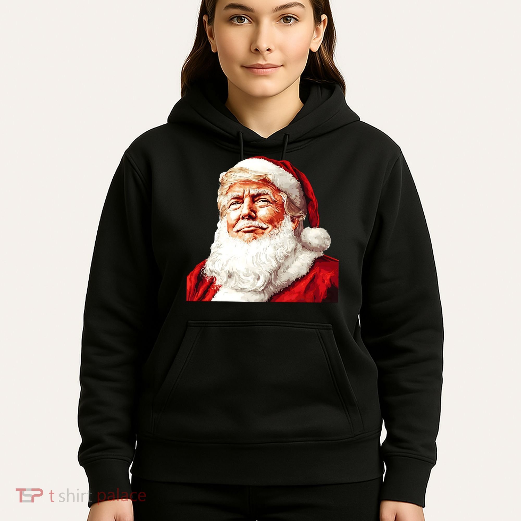 President Donald Trump Santa Claus Hoodie