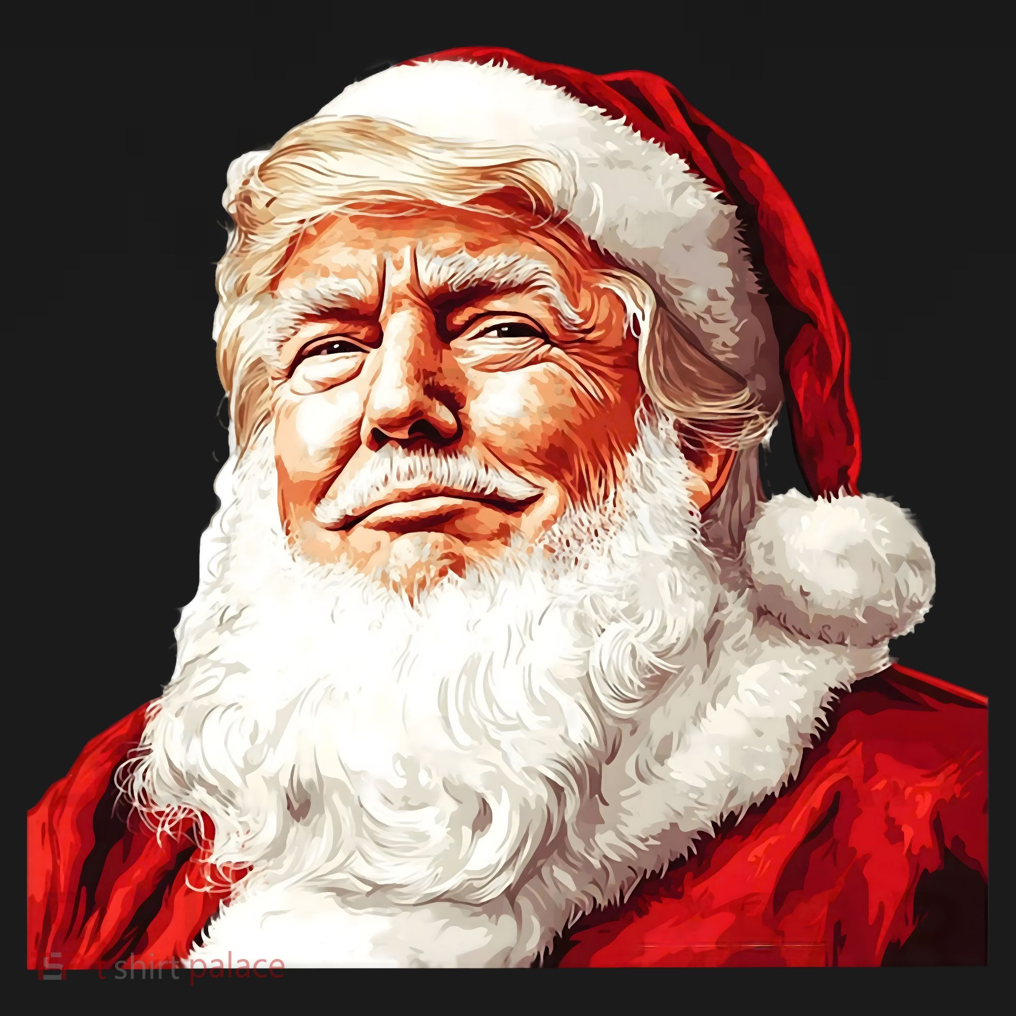 President Donald Trump Santa Claus Women's Tank Top