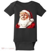 President Donald Trump Santa Claus Baby Bodysuit thumb 0