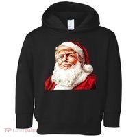 President Donald Trump Santa Claus Toddler Hoodie thumb 0