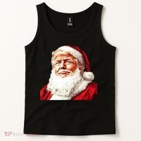 President Donald Trump Santa Claus Tank Top thumb 2