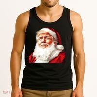 President Donald Trump Santa Claus Tank Top thumb 3