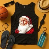 President Donald Trump Santa Claus Tank Top thumb 4