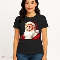 President Donald Trump Santa Claus Women's T-Shirt thumb 4