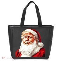 President Donald Trump Santa Claus Tote Bag thumb 0