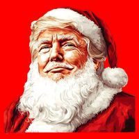 President Donald Trump Santa Claus Santa Hat thumb 1