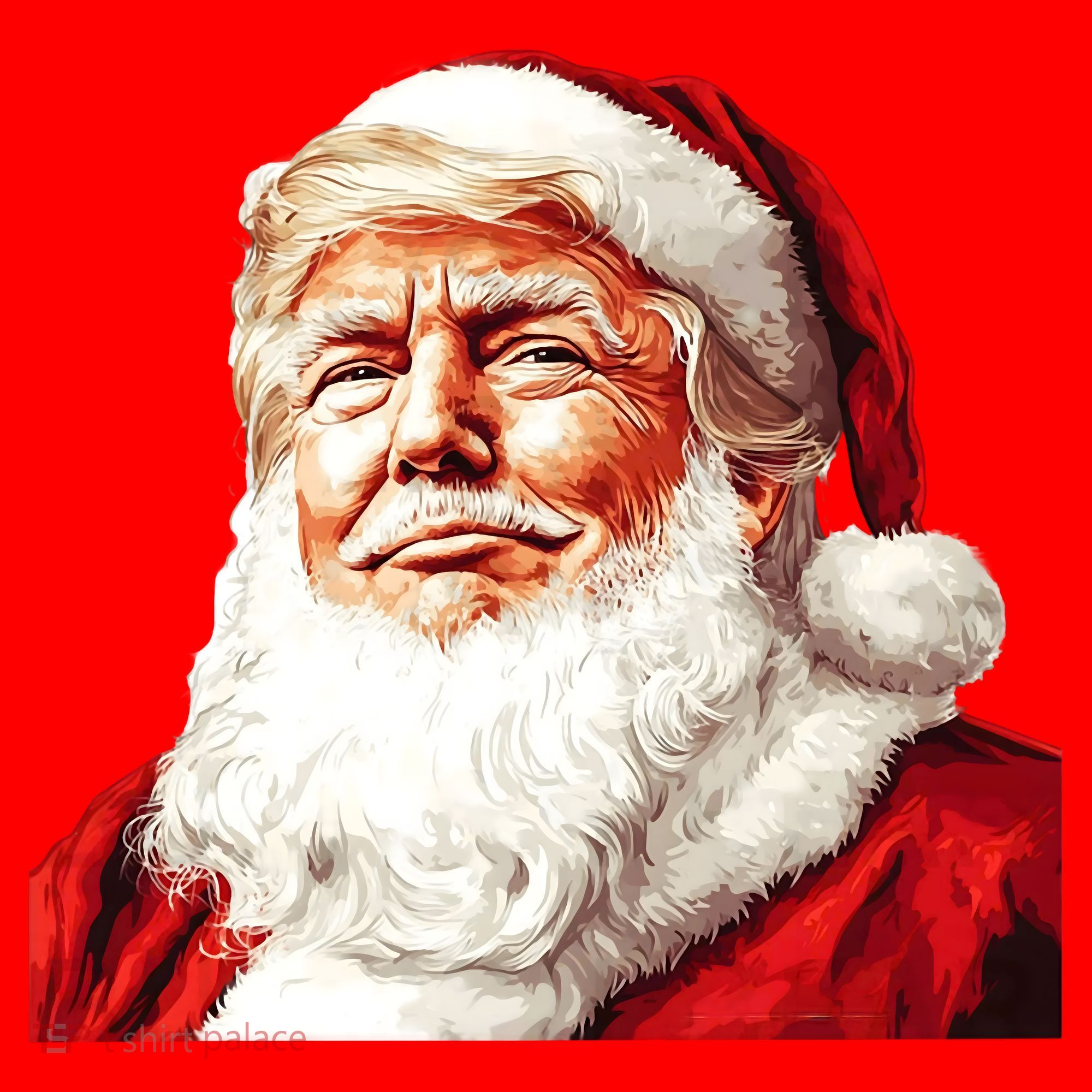 President Donald Trump Santa Claus Santa Hat