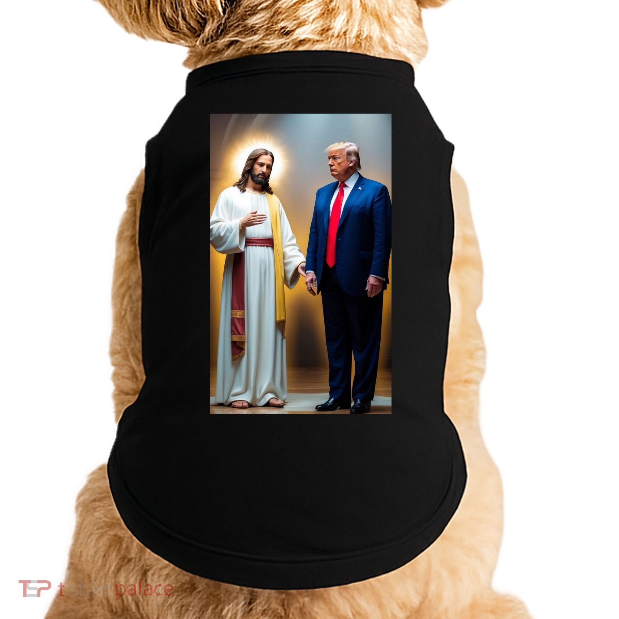 Pro Donald Trump Jesus Christianity Doggie Tank