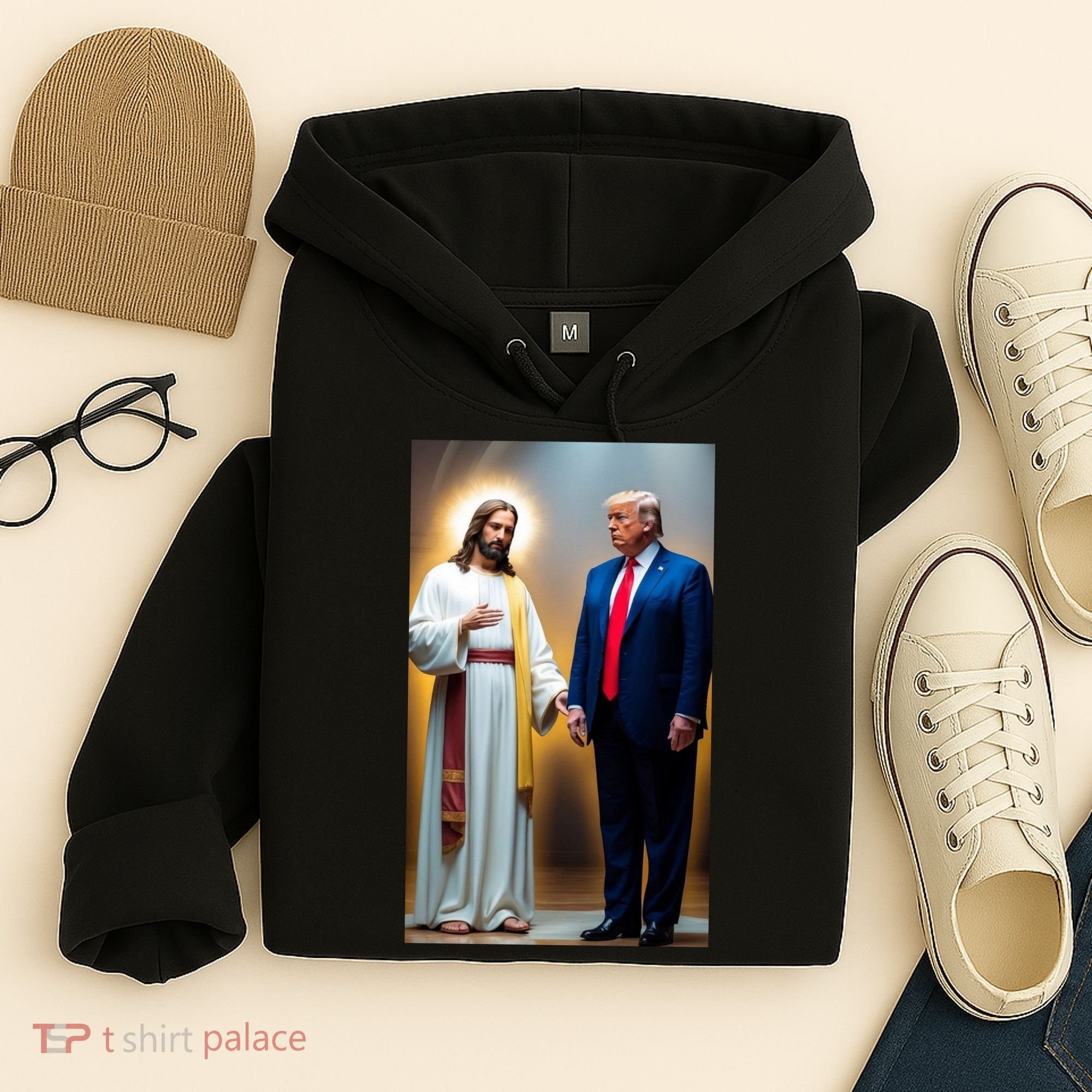 Pro Donald Trump Jesus Christianity Hoodie