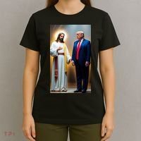 Pro Donald Trump Jesus Christianity T-Shirt thumb 4