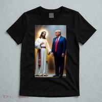 Pro Donald Trump Jesus Christianity T-Shirt thumb 5