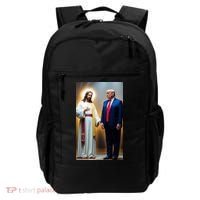 Pro Donald Trump Jesus Christianity Backpack thumb 0