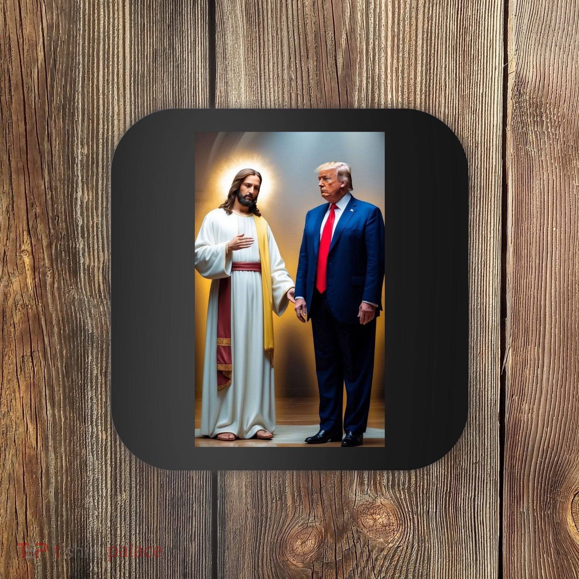 Pro Donald Trump Jesus Christianity Coaster