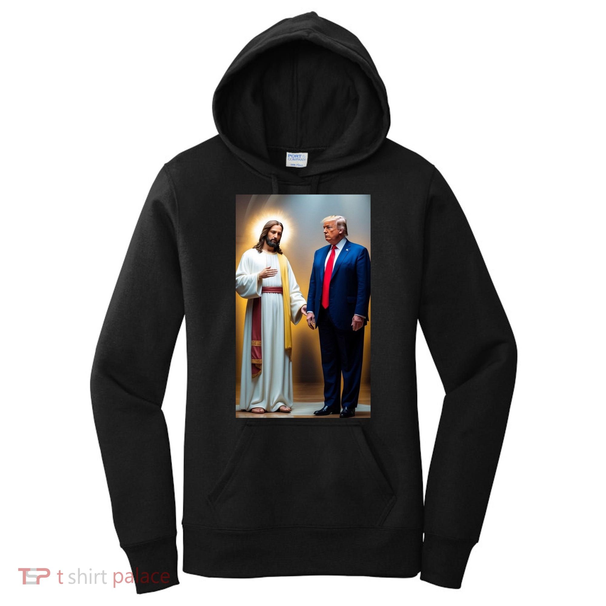 Pro Donald Trump Jesus Christianity Women's Hoodie