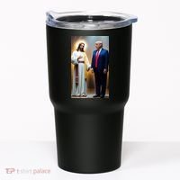 Pro Donald Trump Jesus Christianity Tumbler thumb 0