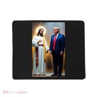 Pro Donald Trump Jesus Christianity Mousepad thumb 0