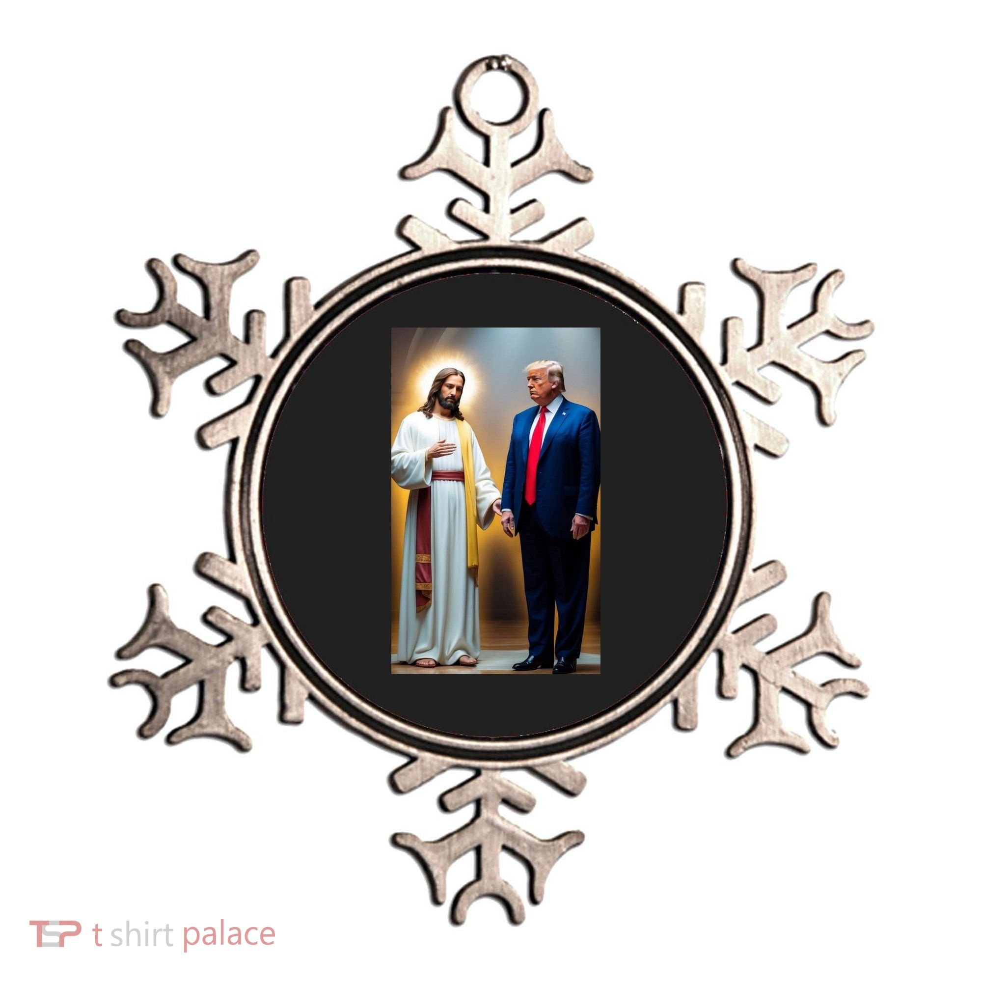 Pro Donald Trump Jesus Christianity Ornament