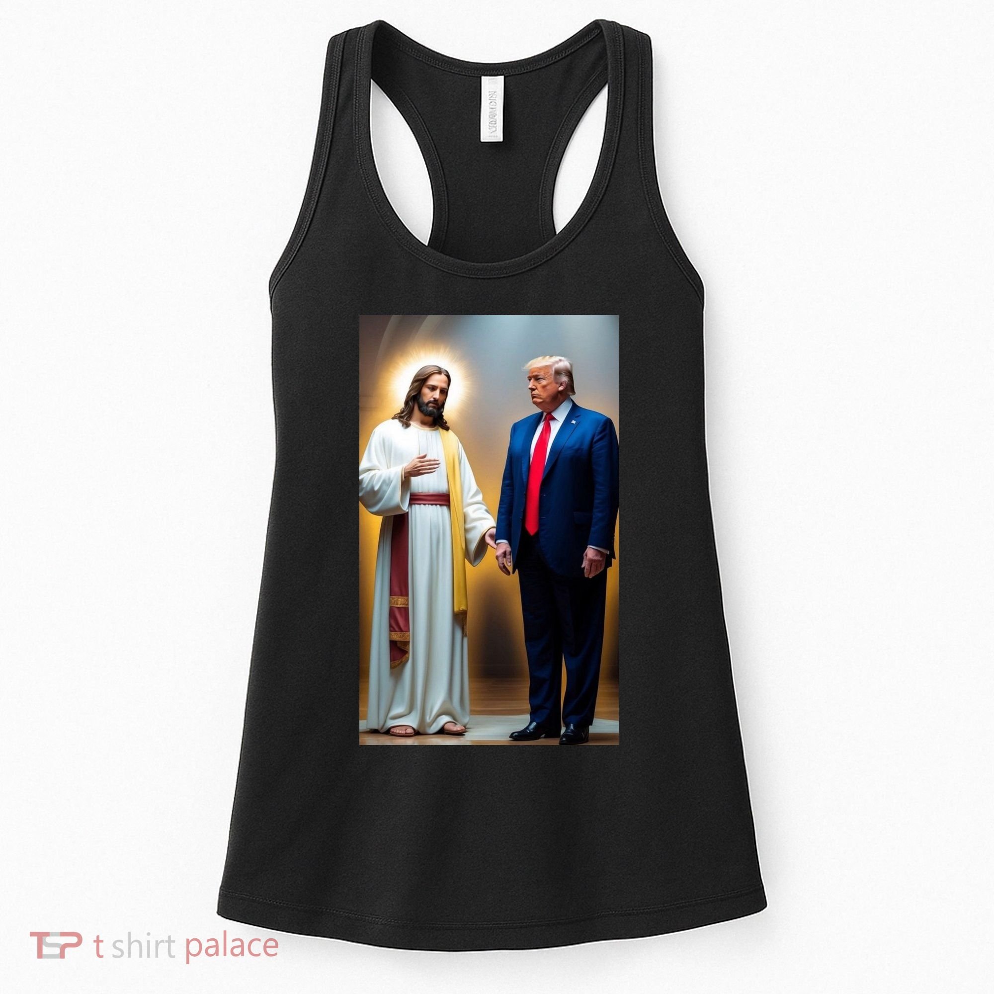 Pro Donald Trump Jesus Christianity Women's Tank Top