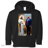 Pro Donald Trump Jesus Christianity Toddler Hoodie thumb 0