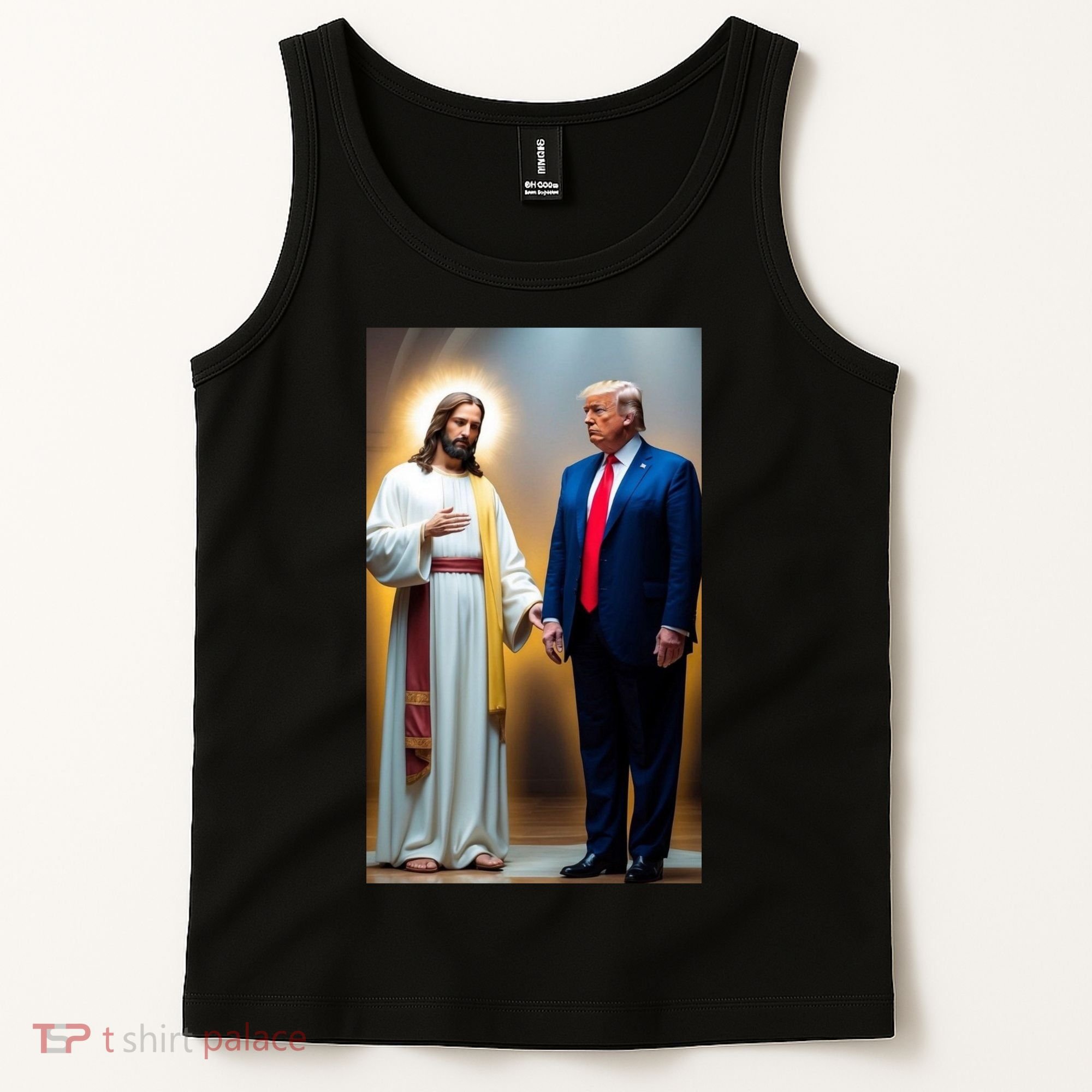 Pro Donald Trump Jesus Christianity Tank Top