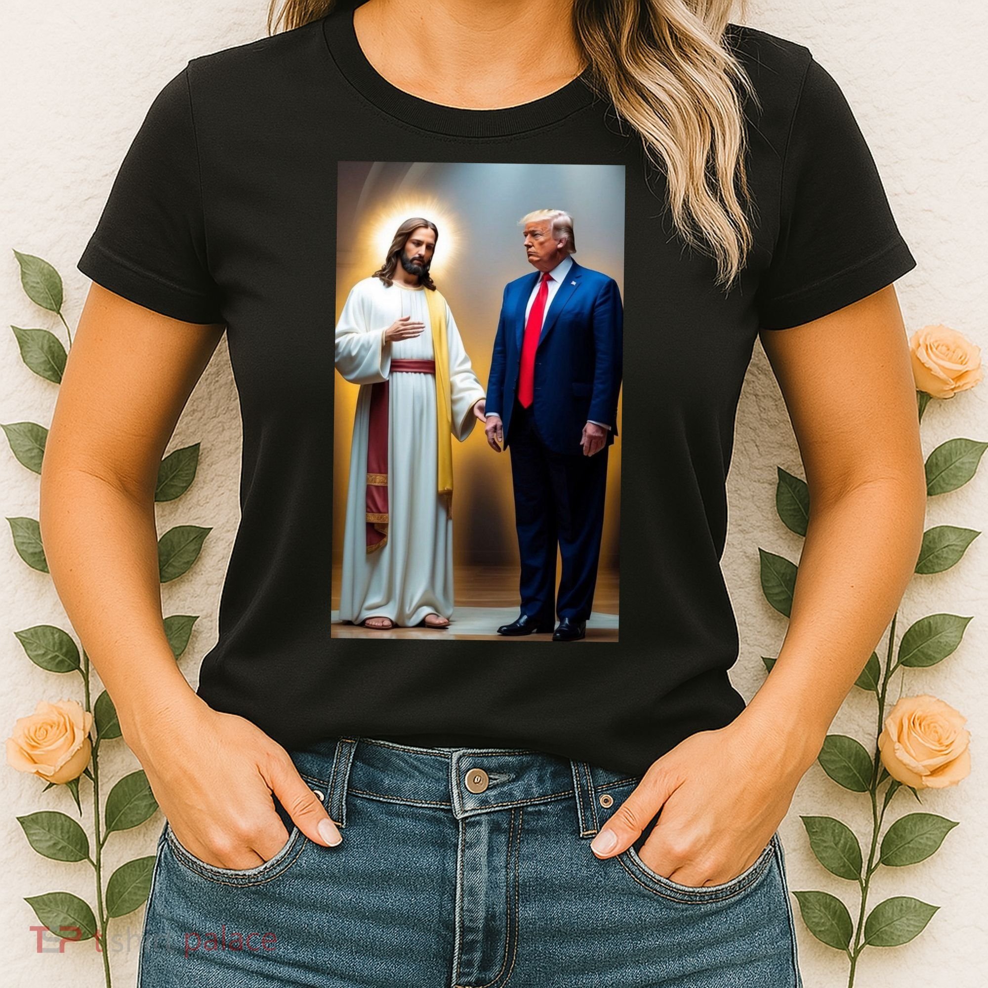Pro Donald Trump Jesus Christianity Women's T-Shirt