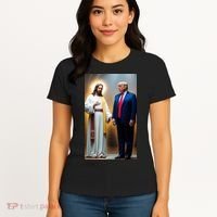 Pro Donald Trump Jesus Christianity Women's T-Shirt thumb 4