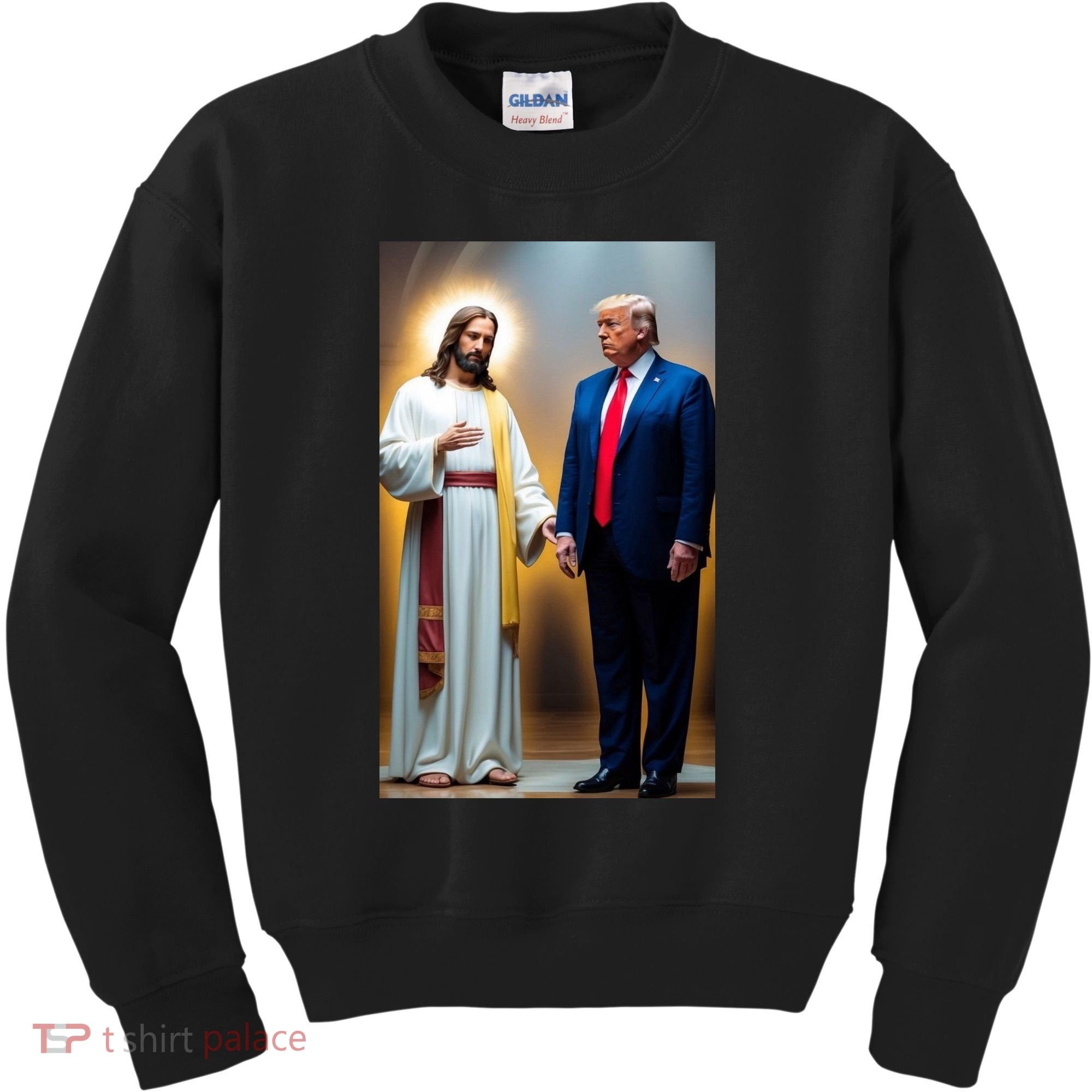 Pro Donald Trump Jesus Christianity Kids Sweatshirt