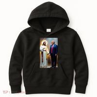 Pro Donald Trump Jesus Christianity Kids Hoodie thumb 0