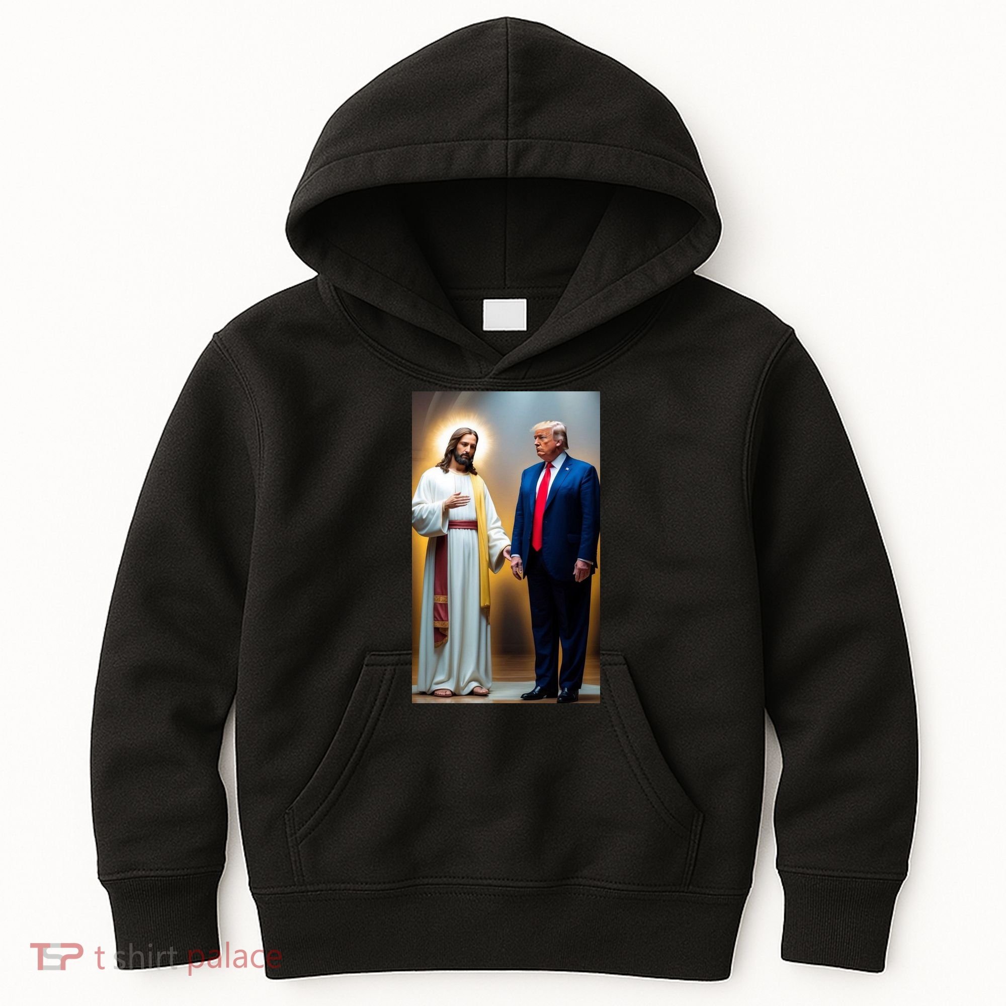 Pro Donald Trump Jesus Christianity Kids Hoodie