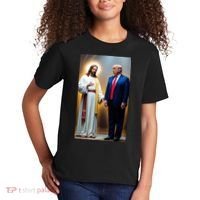 Pro Donald Trump Jesus Christianity Kids T-Shirt thumb 2