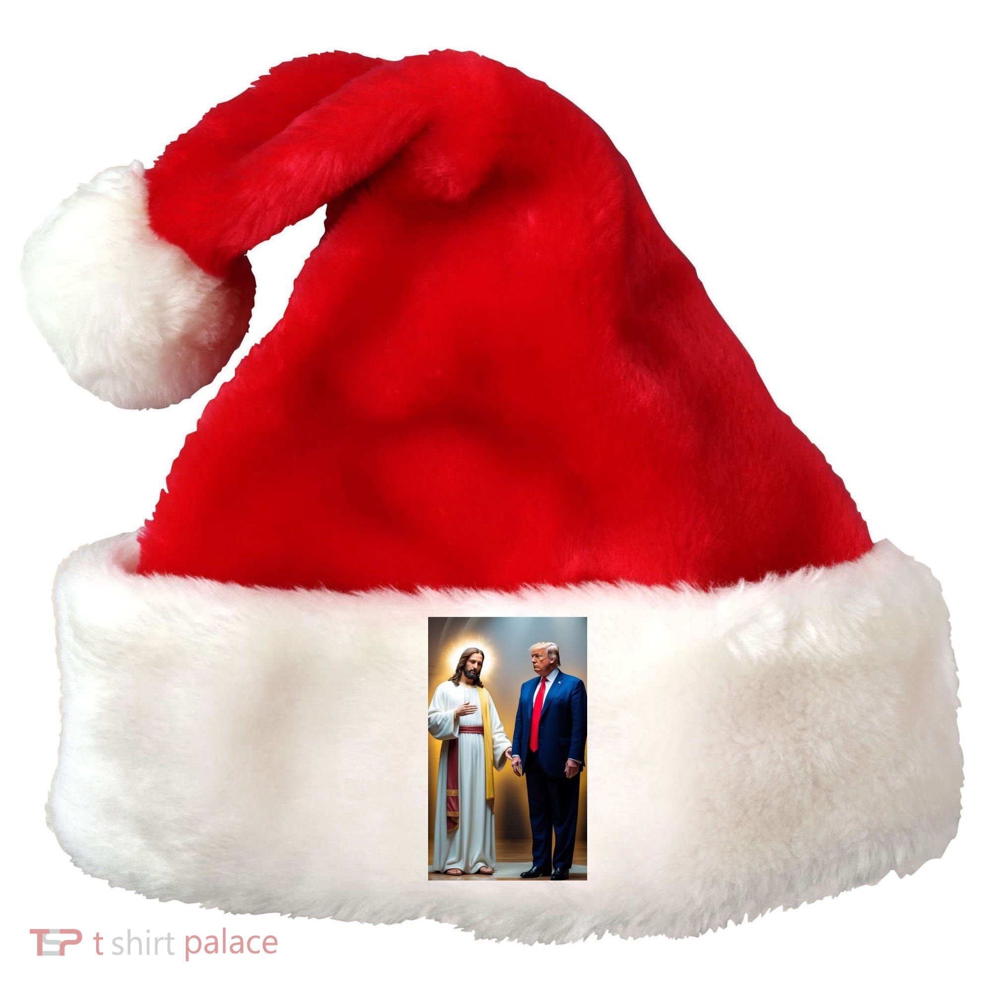 Pro Donald Trump Jesus Christianity Santa Hat